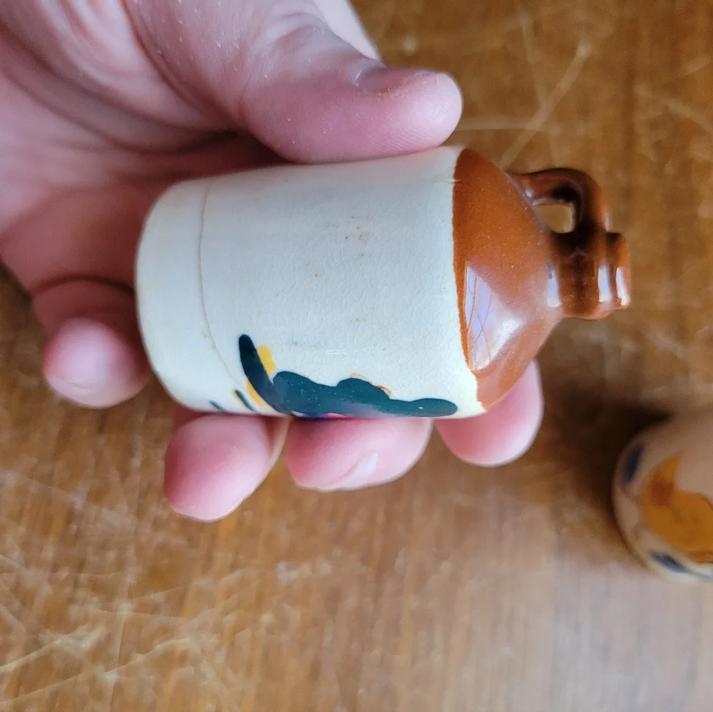 Vintage Salt and Pepper Shakers Mini Jugs Made in Japan Chickens